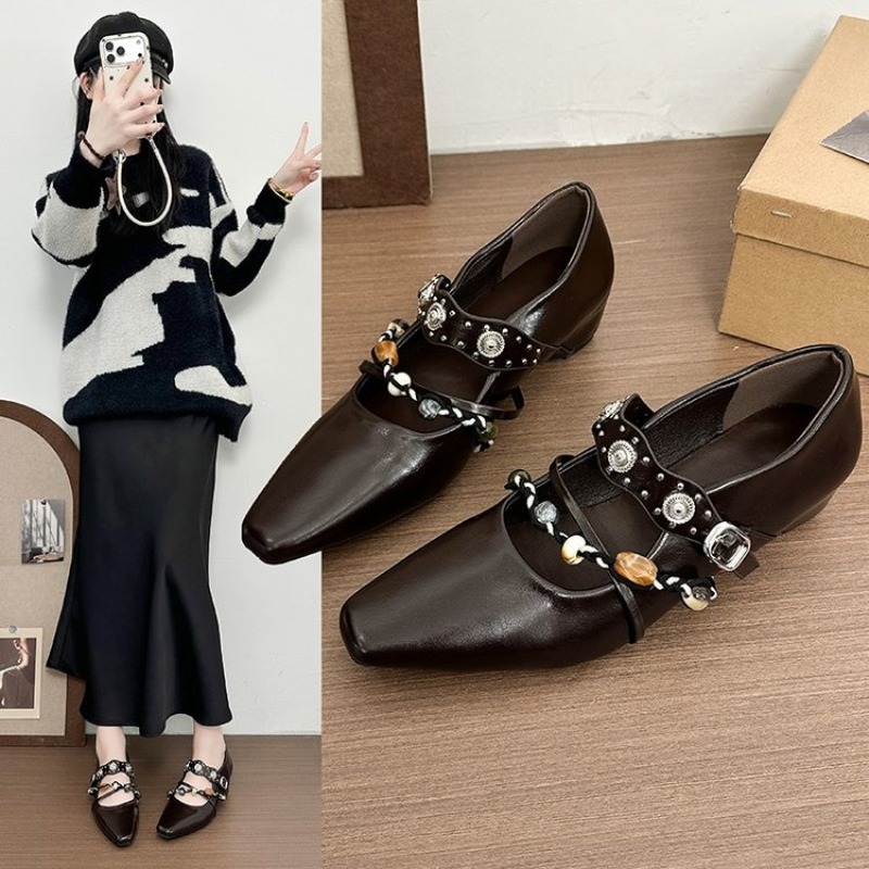 Street Fashion Styles - New Retro Mary Jane Shoes for