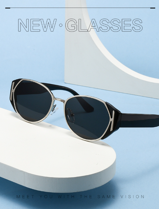 Street Fashion Pose - Fashionable trendy sunglasses, street-style and posed