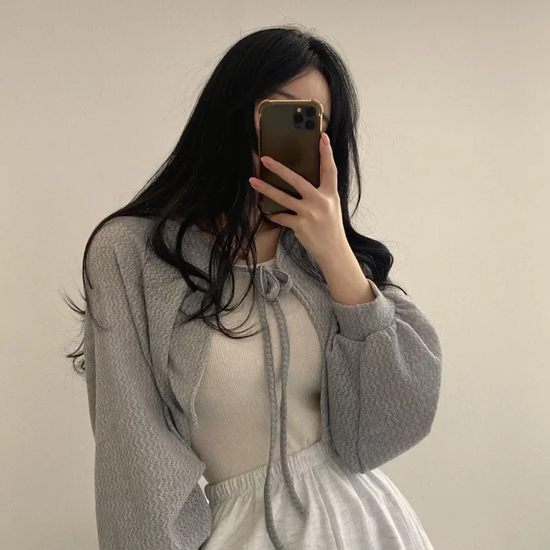 Summer Women Knitted Cardigan  - Korean Street Fashion Female ulasan dan harga