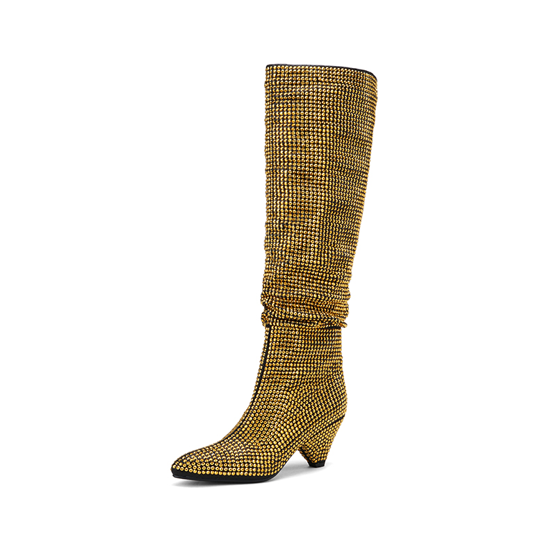 Fashion Spike Heels Crystal Lo - Street Fashion Dress ulasan dan harga