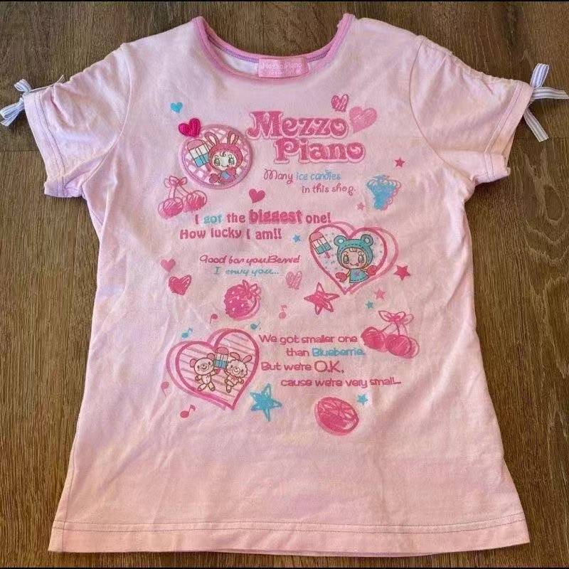 Vintage Kawaii Cute Short Slee - Street Fashion Styles ulasan dan harga