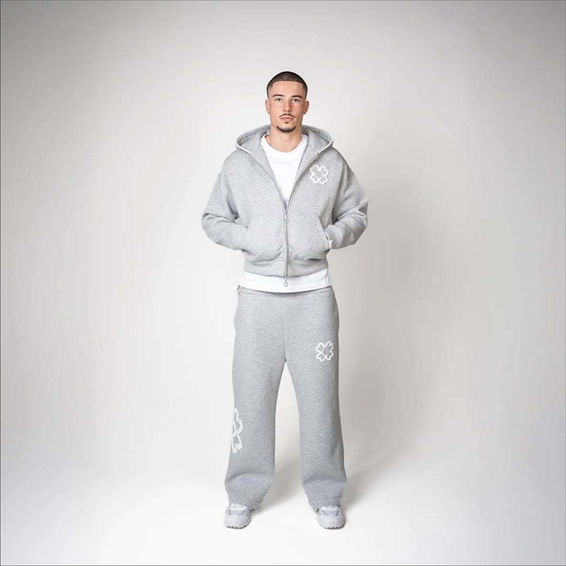 Spring Autumn Oversized 4 Leaf - Street Fashion Male ulasan dan harga
