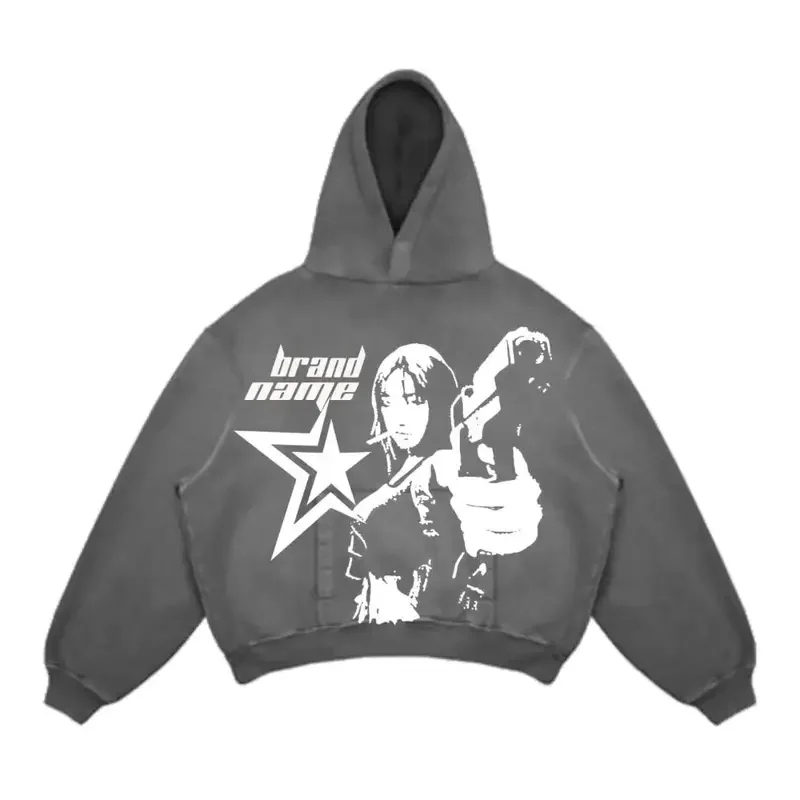 2026 New Street Gothic Casual  - Queen Street Fashion ulasan dan harga