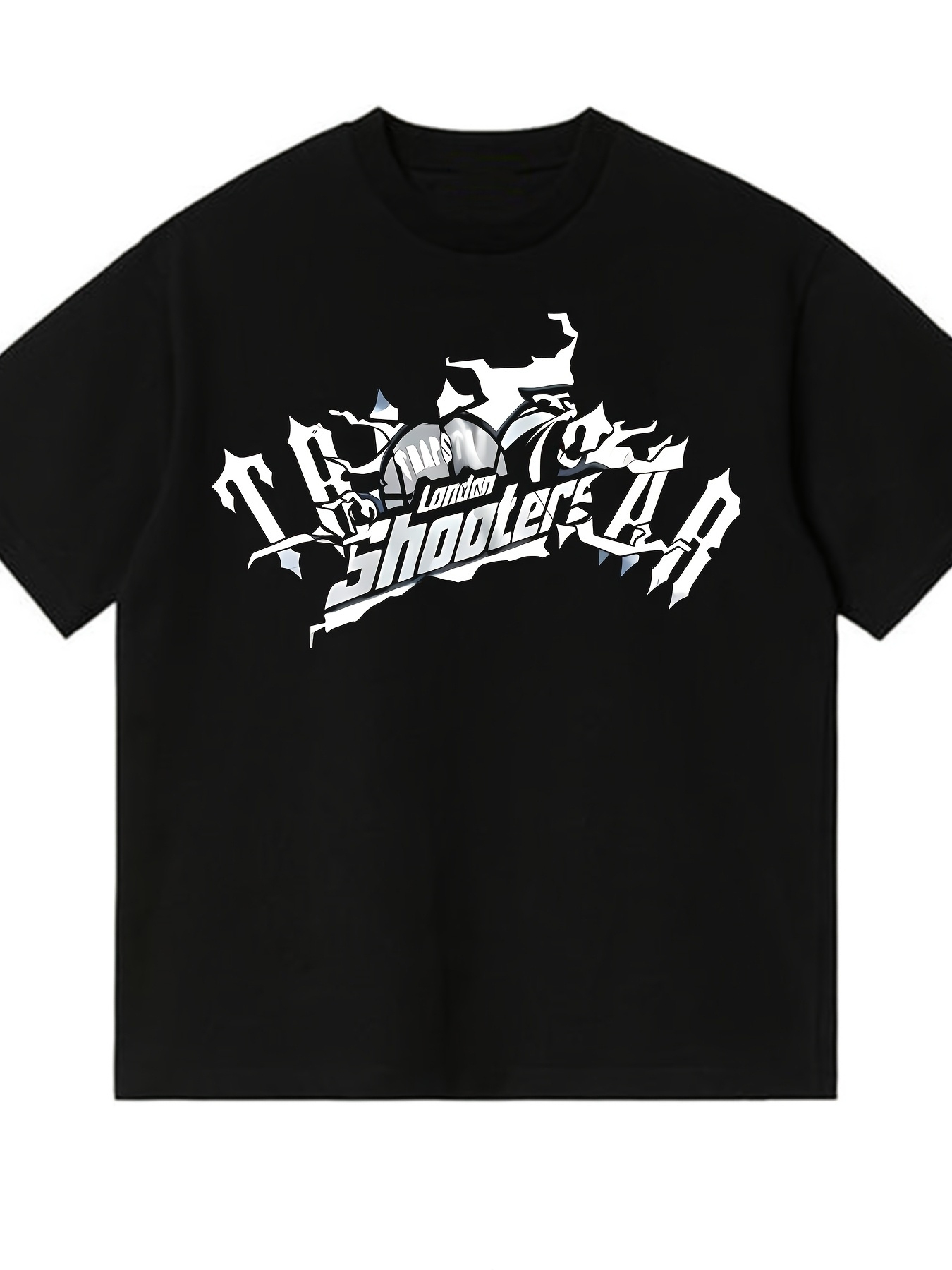 2026 New Black Cotton T-shirt  - Street Fashion In London ulasan dan harga