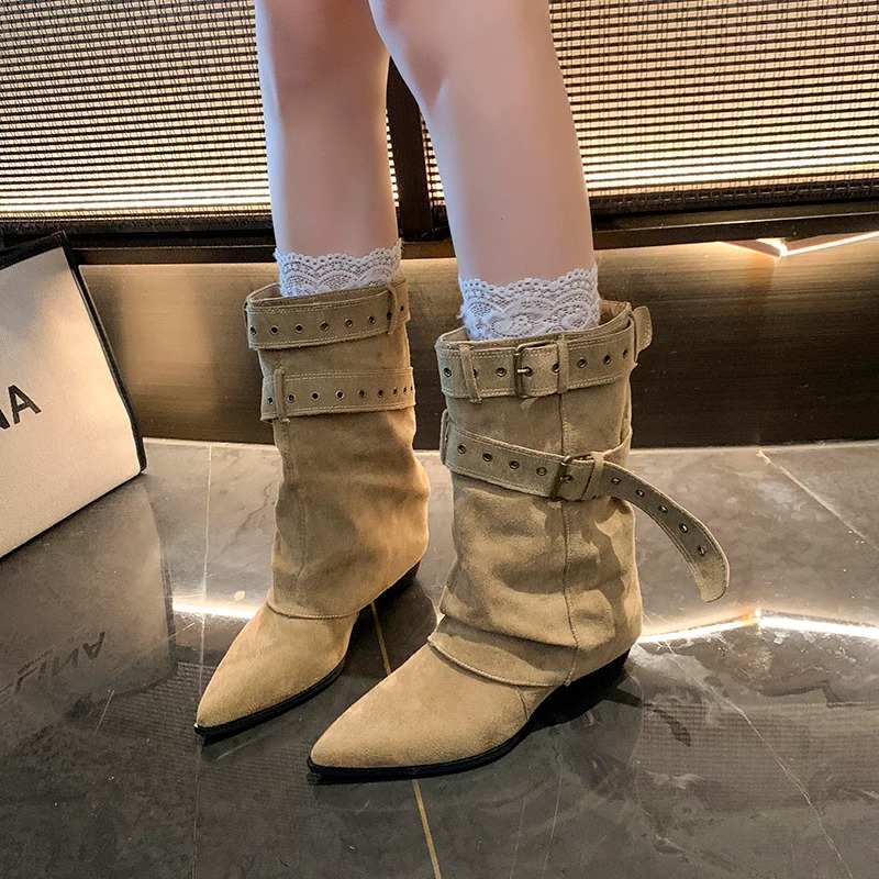 2025 Pointed Toe Women's Winte - Street Fashion Dress ulasan dan harga