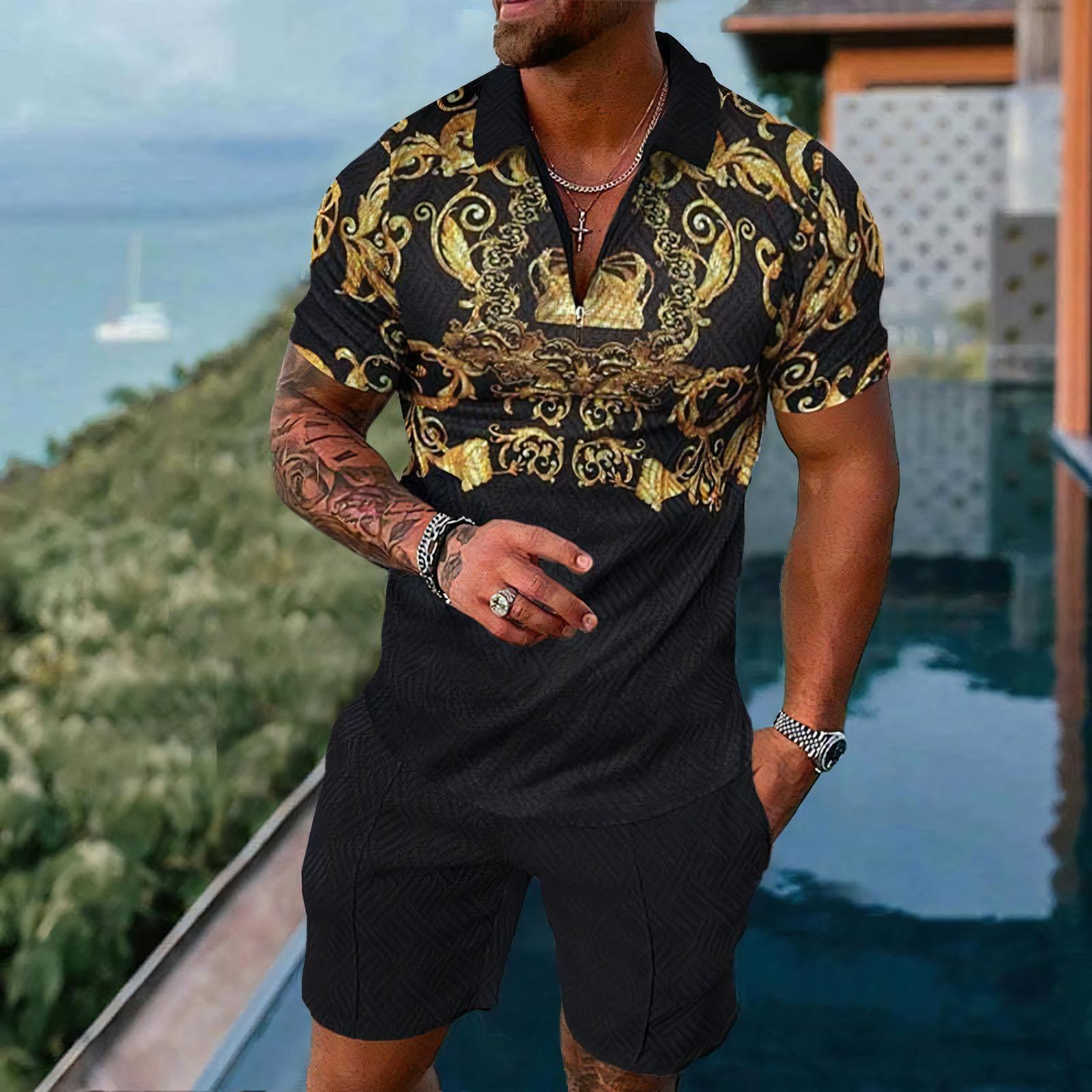 Men's Polo Shirts Short Sleeve - Street Fashion Styles ulasan dan harga