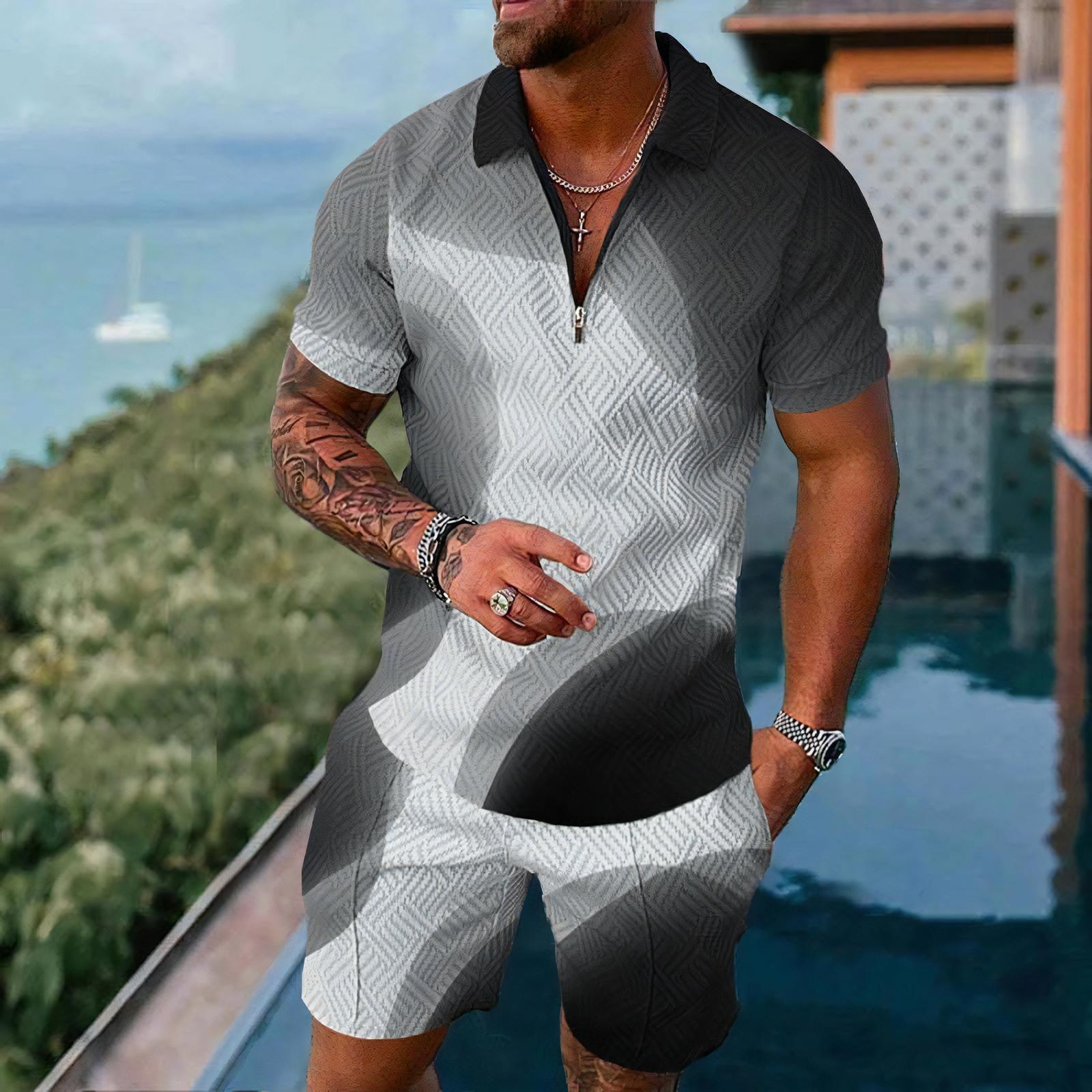 Men's Polo Shirts Short Sleeve - Street Fashion Styles ulasan dan harga