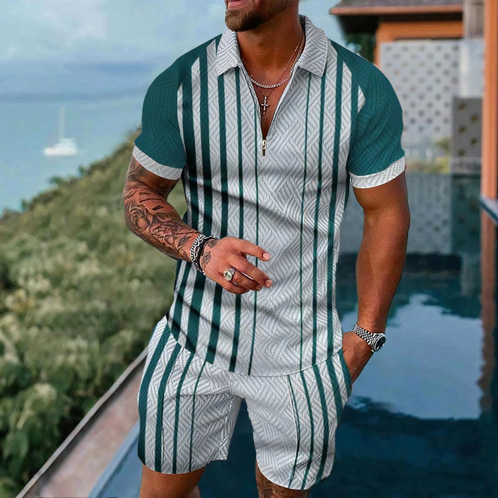 Men's Polo Shirts Short Sleeve - Street Fashion Styles ulasan dan harga