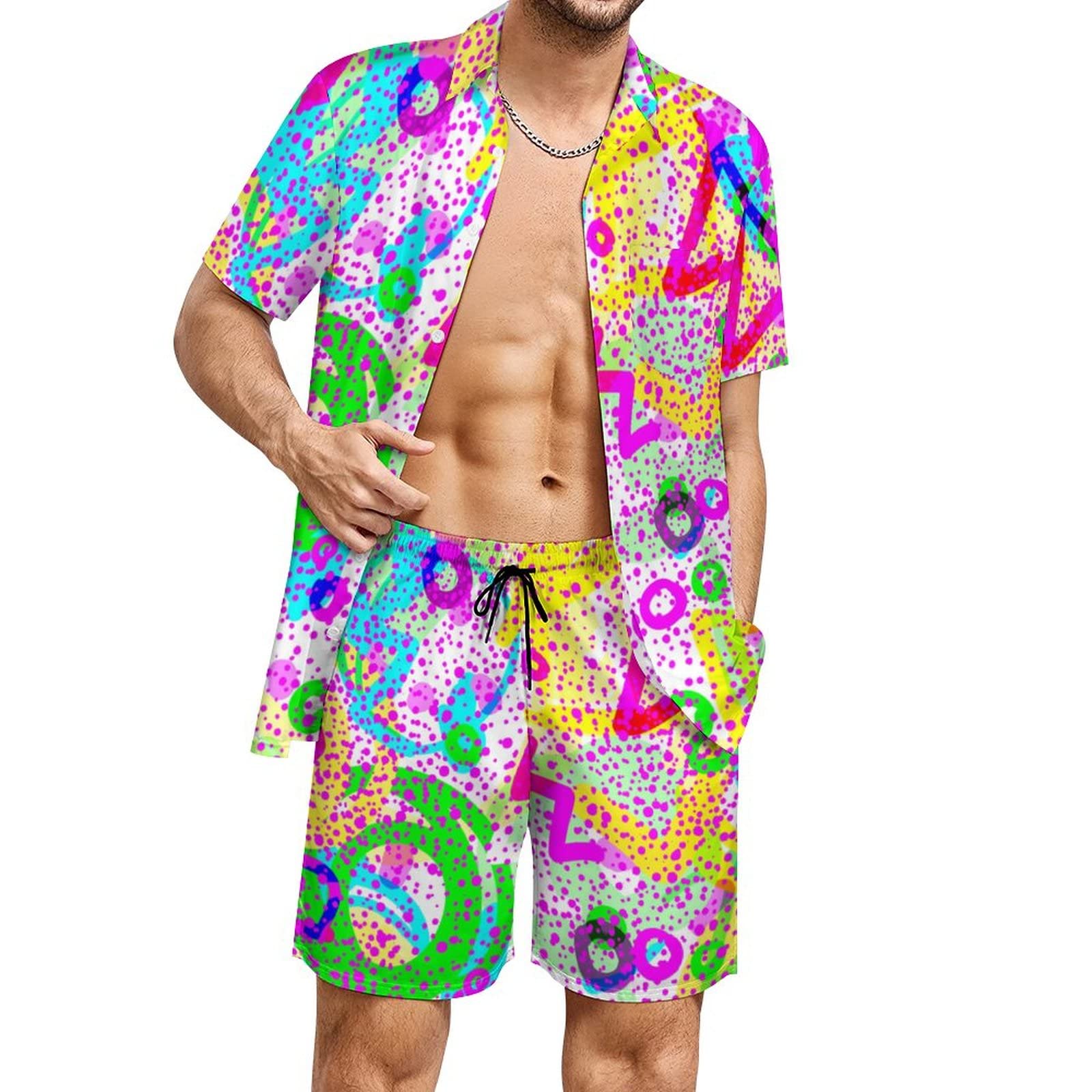 Summer Irregular Geometric 3D  - Street Fashion Male ulasan dan harga