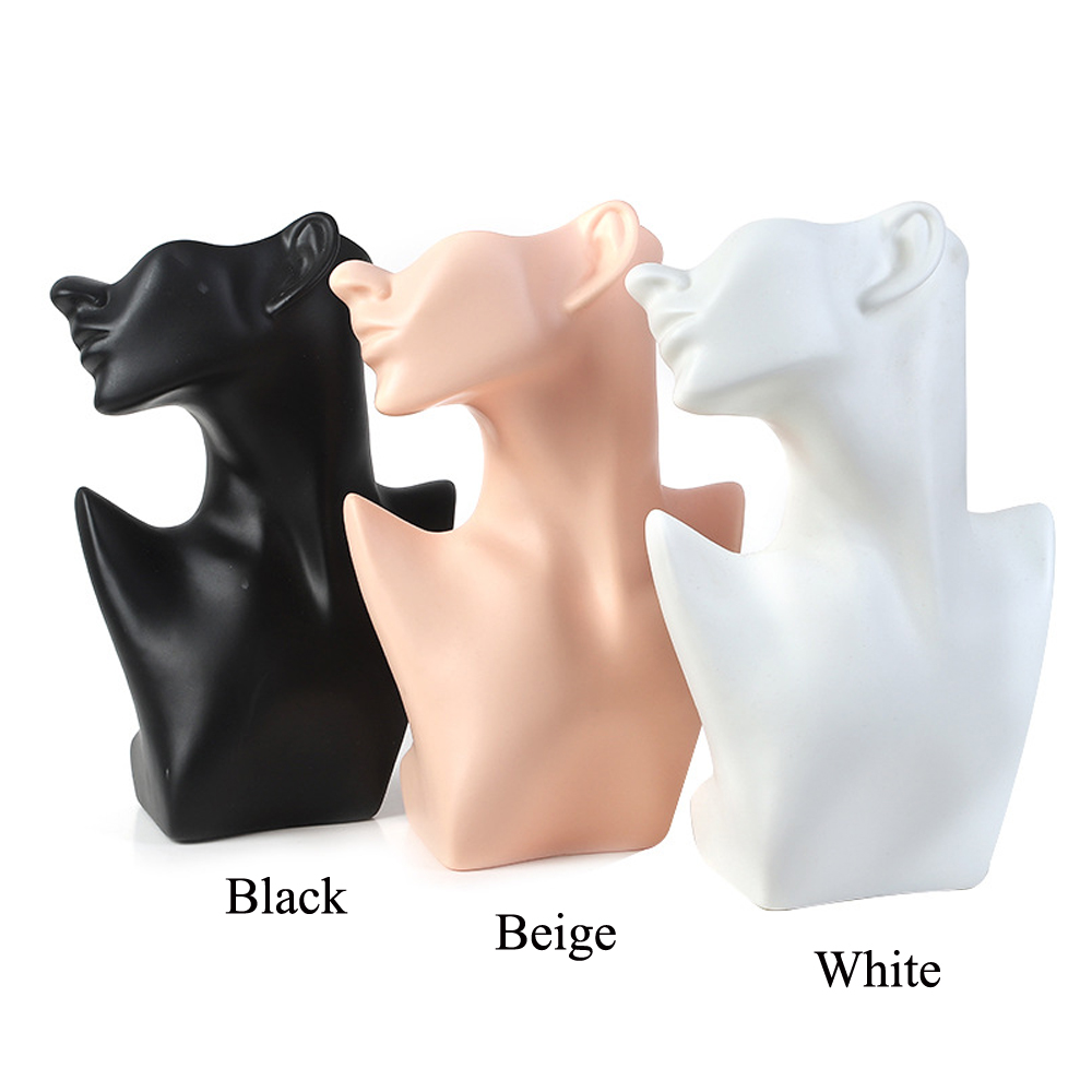 White Half Face Mannequin Head - Street Fashion Earrings ulasan dan harga
