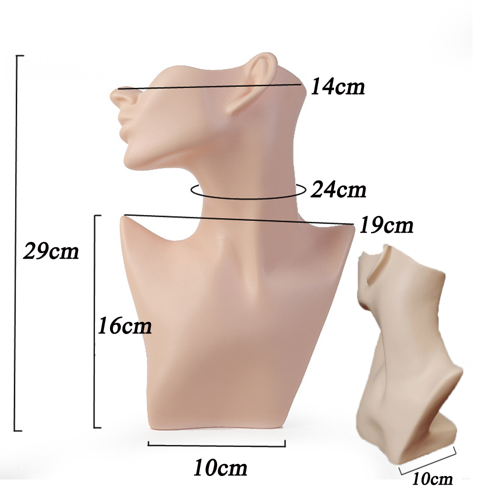 White Half Face Mannequin Head - Street Fashion Earrings ulasan dan harga