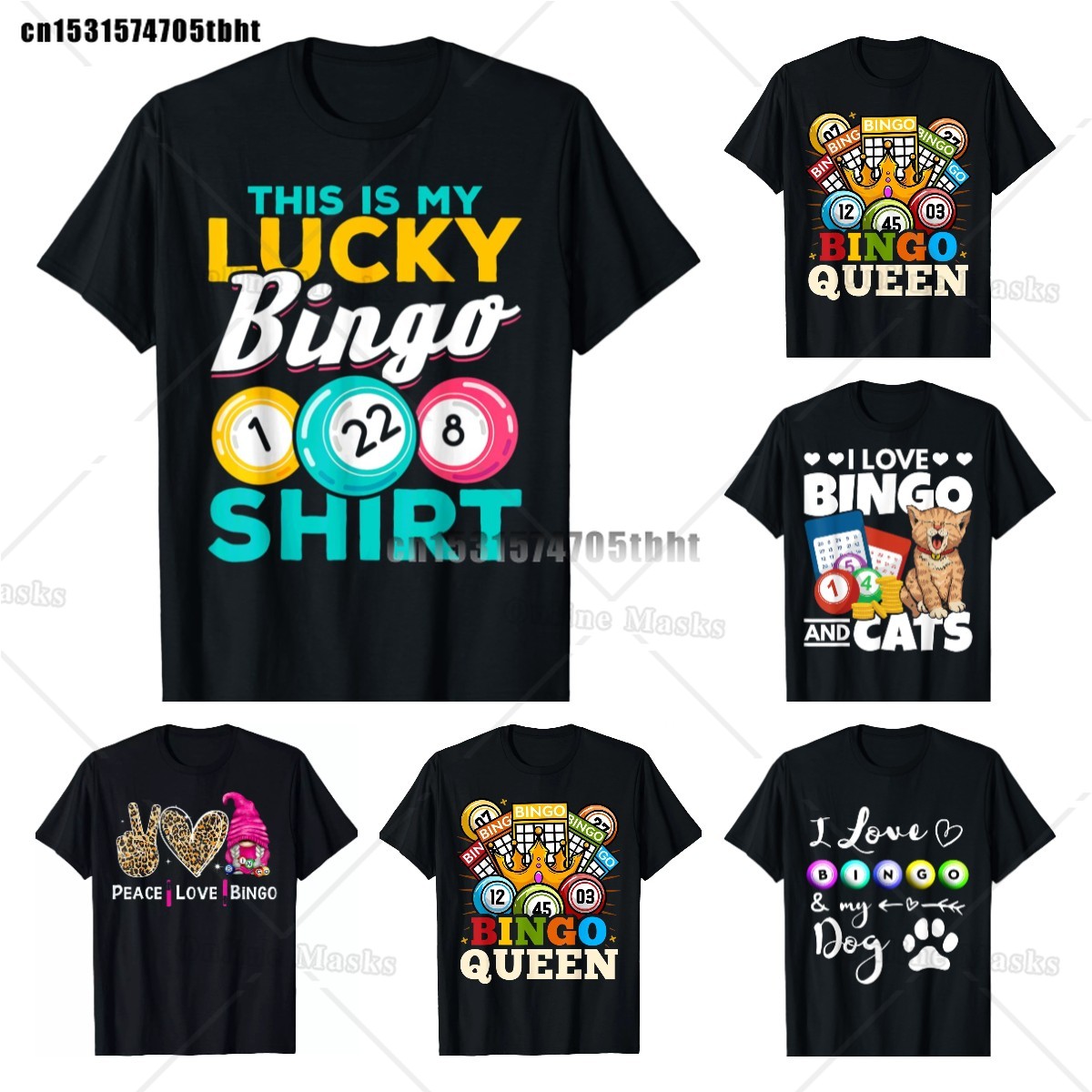 Crazy Bingo Lady Shirt Funny L - Queen Street Fashion ulasan dan harga