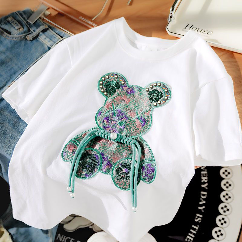 Korean Fashion Pink Embroidery - Korean Street Fashion Female ulasan dan harga