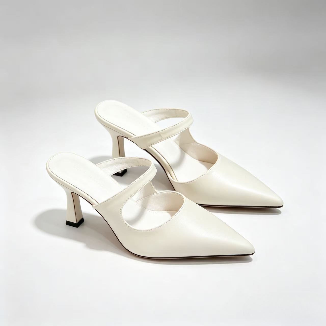 Ladies Pointed Mule High Heels - Street Fashion Dress ulasan dan harga
