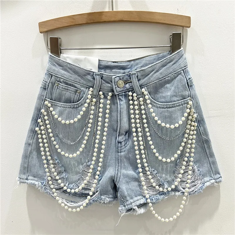 Ripped Holes Distressed Jean D - Distressed Jean Rip ulasan dan harga