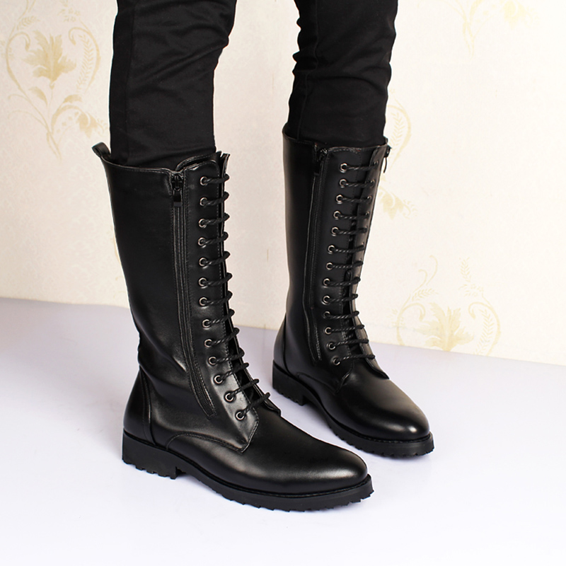 men's luxury fashion high boot - Street Fashion Dress ulasan dan harga