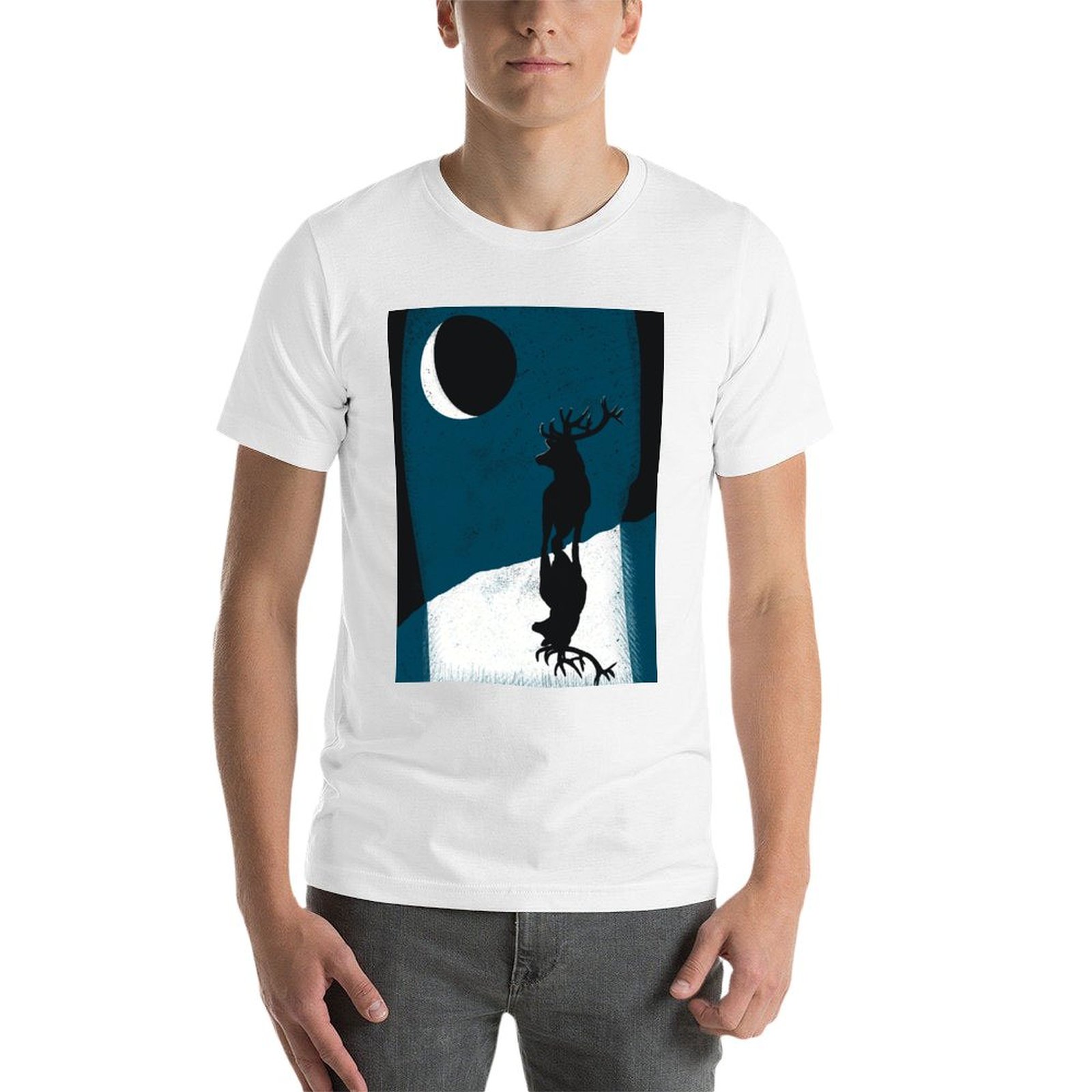 Moonlight pose T-Shirt Street  - Street Fashion Pose ulasan dan harga