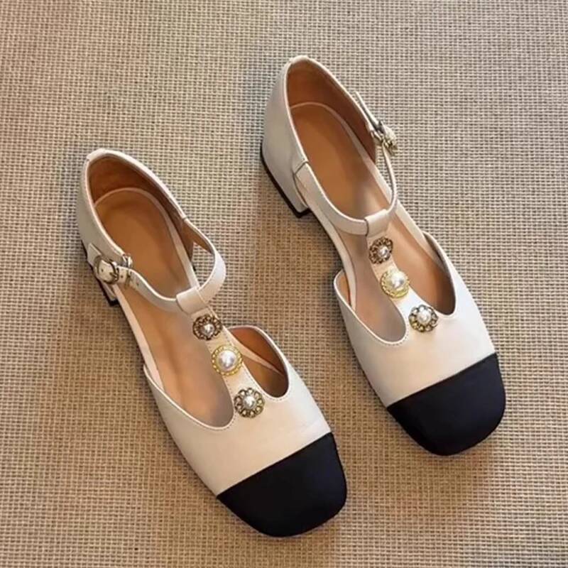 Women Square Toe Heeled Sandal - Street Fashion Styles ulasan dan harga