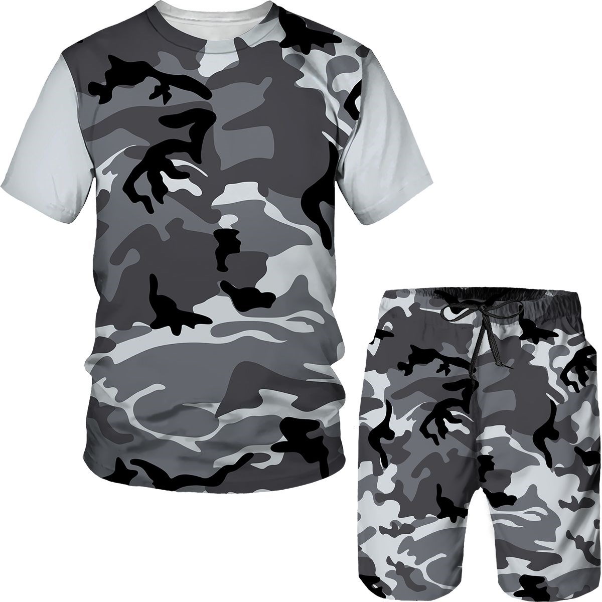 Camouflage Men's Suits Camo 3D - Street Fashion Male ulasan dan harga