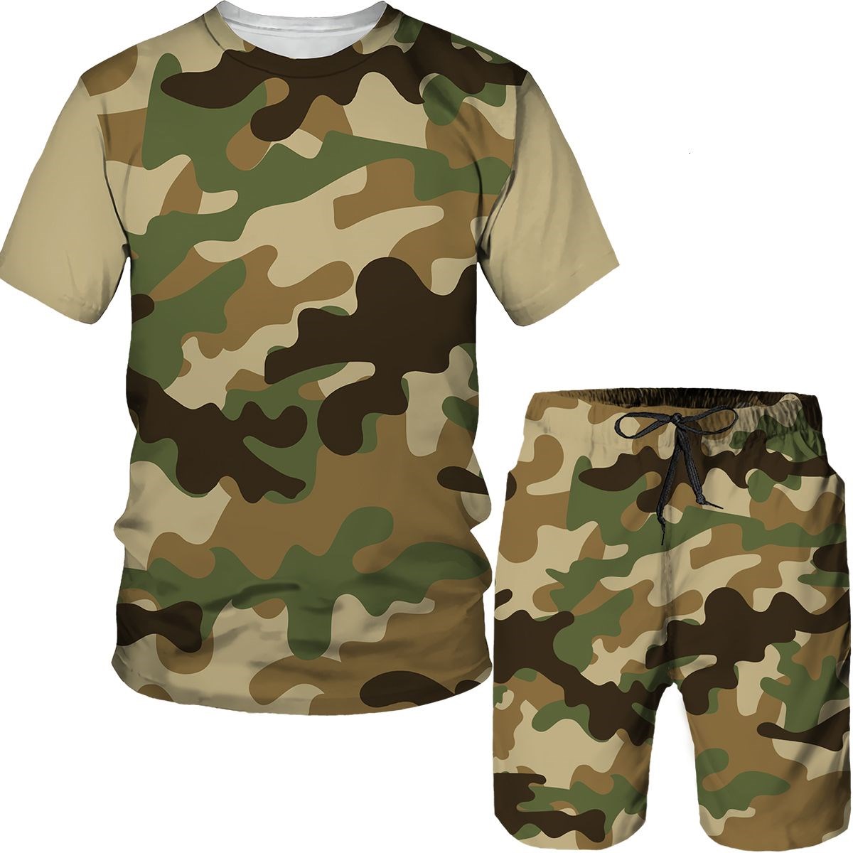 Camouflage Men's Suits Camo 3D - Street Fashion Male ulasan dan harga