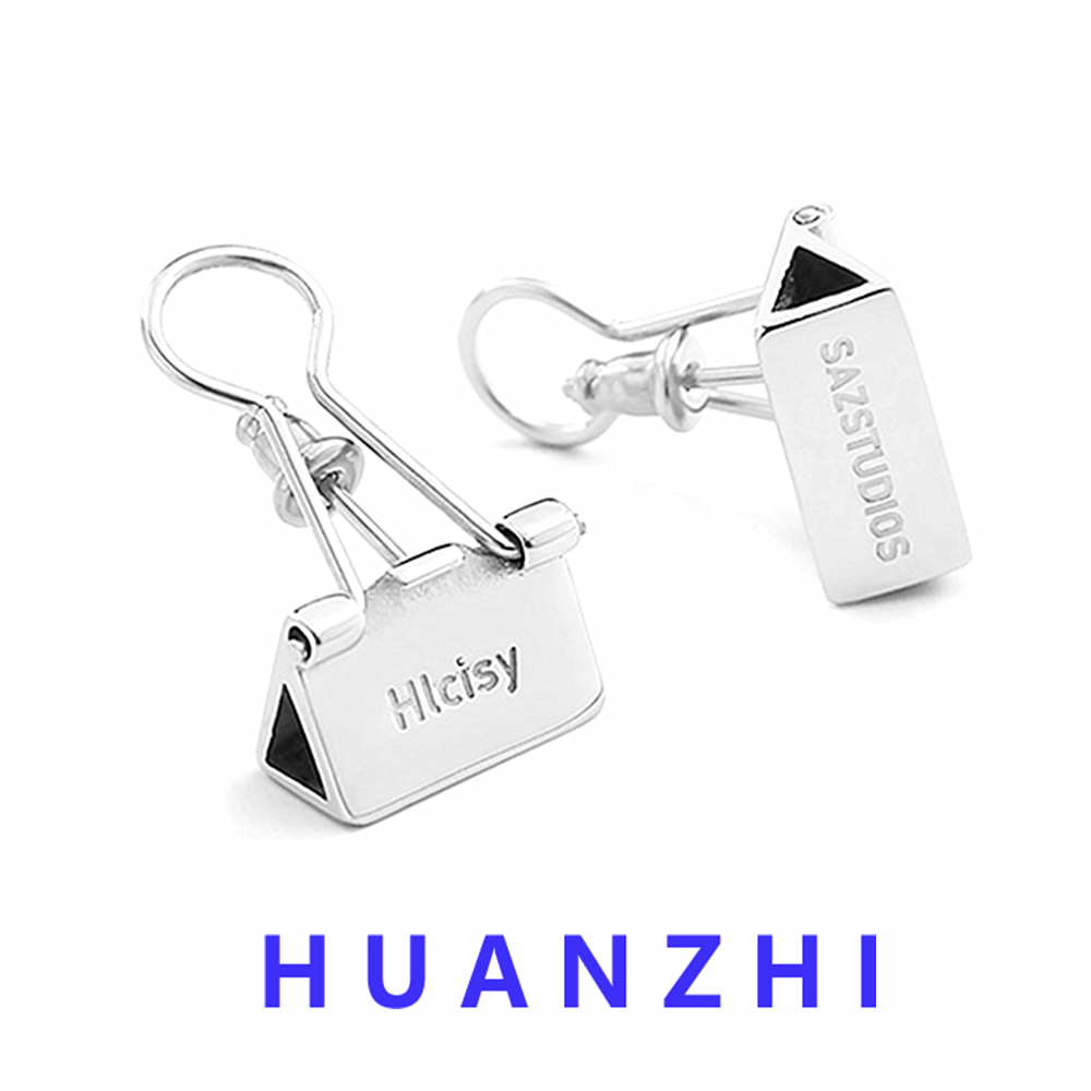 HUANZHI 2022 New Punk Creative - Street Fashion Earrings ulasan dan harga