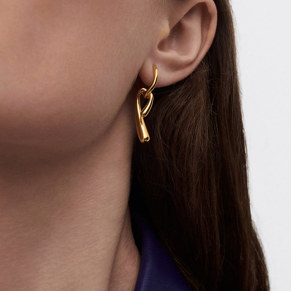 ENFASHION Aretes De Mujer Irre - Street Fashion Earrings ulasan dan harga