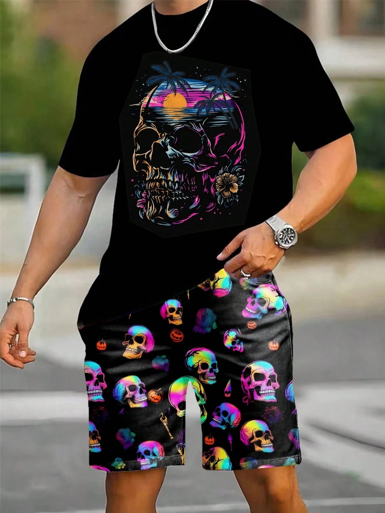 2026 Summer New Men's Short-Sl - Street Fashion Male ulasan dan harga
