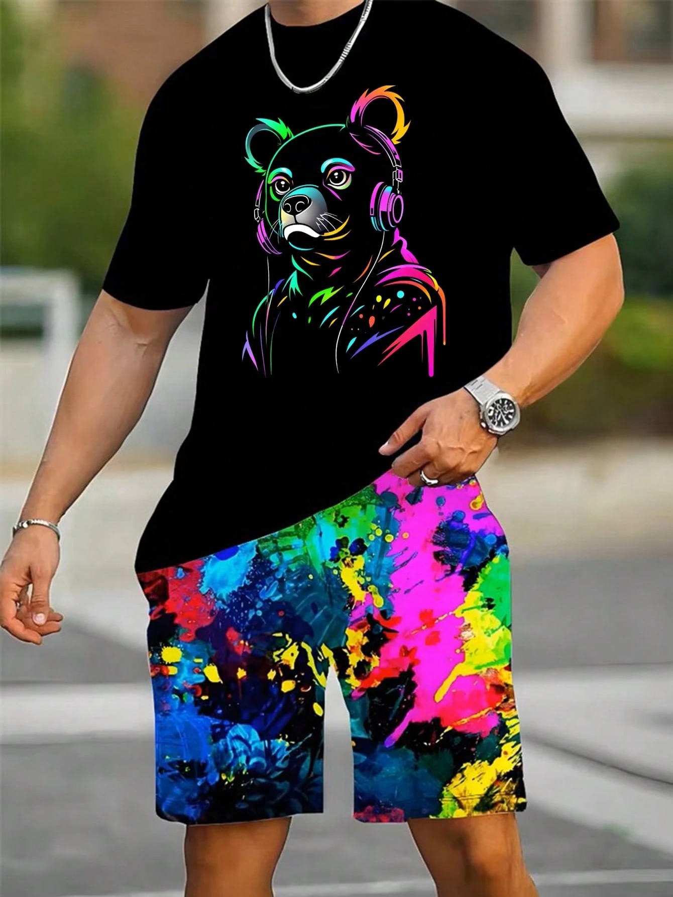 2026 Summer New Men's Short-Sl - Street Fashion Male ulasan dan harga